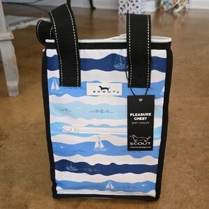 Scout Nautical Blue and White Cooler